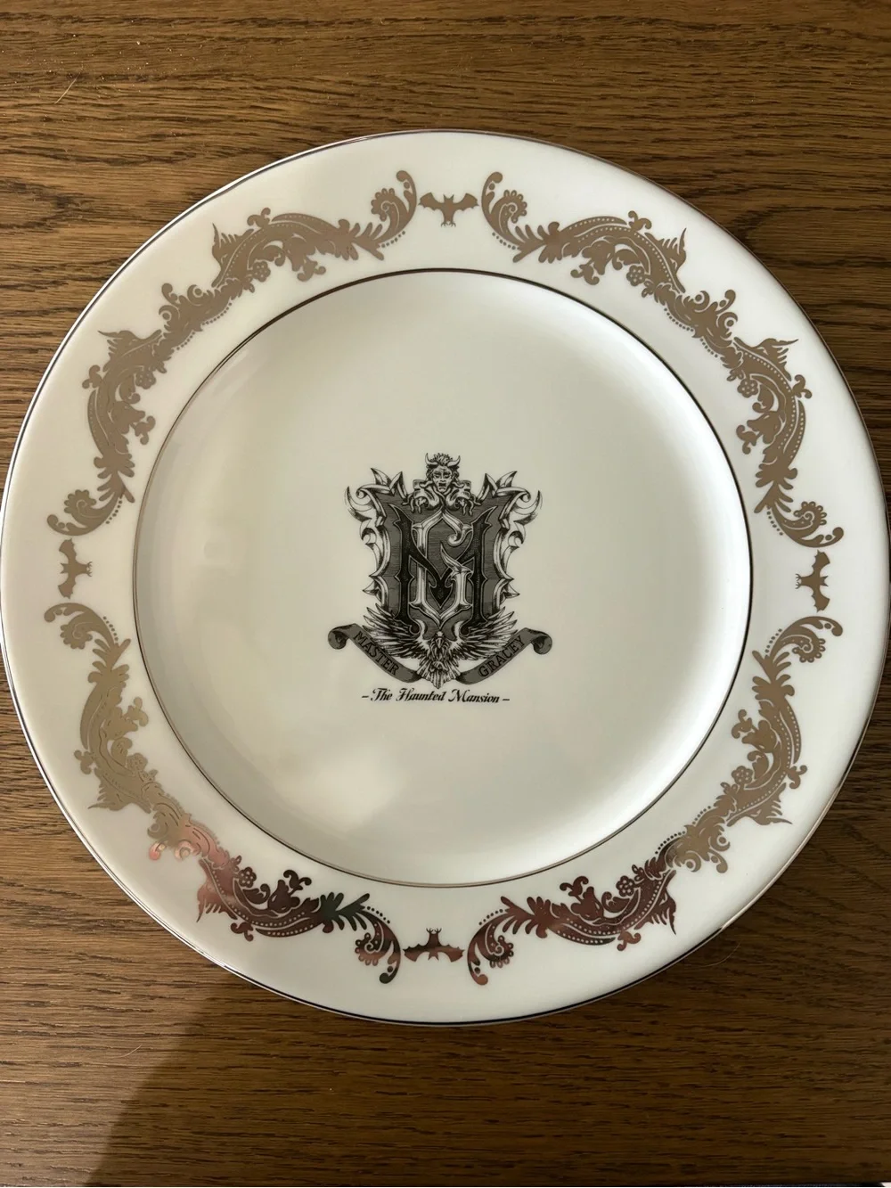Disney haunted mansion large plate
